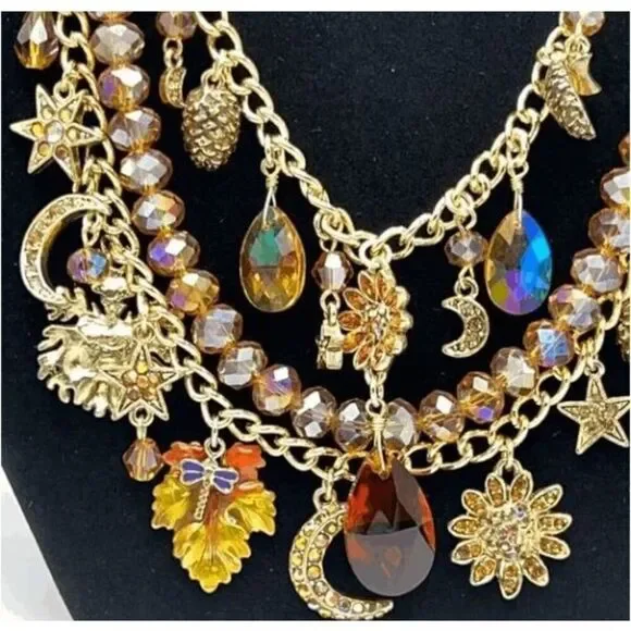 Kirks Folly Autumn Starfire Necklace - Picture 2 of 13